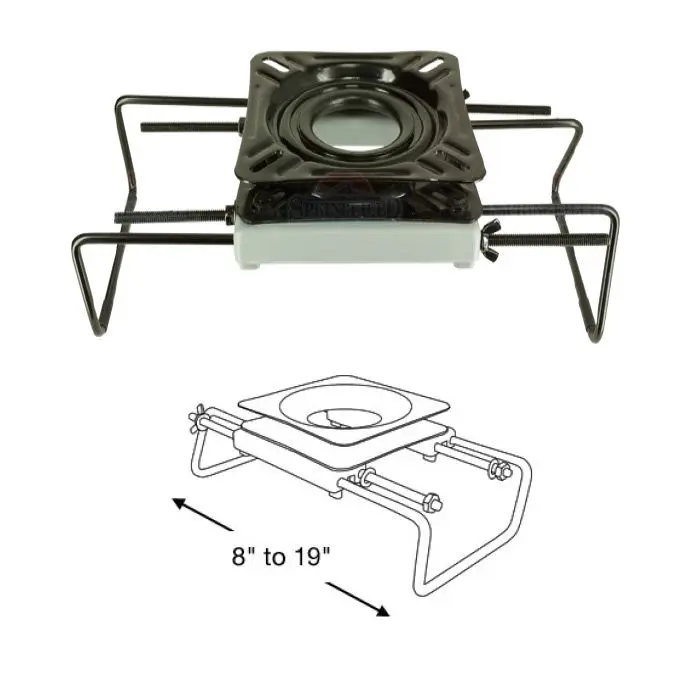 Подставка под кресло вращающаяся с креплением на рундук, банку 1100012