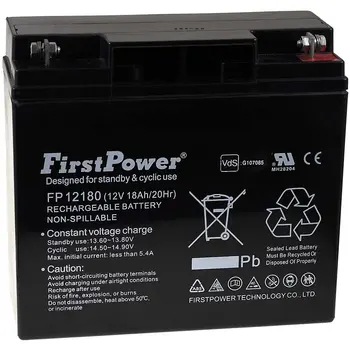 

FirstPower GEL battery FP12180 12V 18Ah VdS