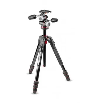 

MANFROTTO KIT tripod 190GO aluminium + ROTULA 3WAY MK190GOA4TB-3W