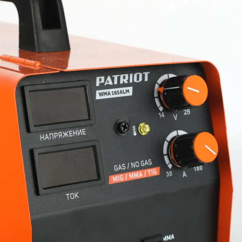 Полуавтомат сварочный инверторный PATRIOT WMA 185ALM MIG/MAG/MMA