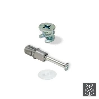 

Kit eccentric T15 Emuca with bolts Fit for board 16 mm