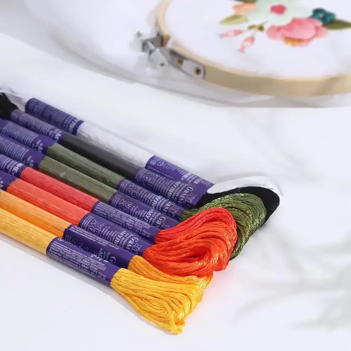 Набор ниток мулине Русские узоры 8 ± 0 5 м шт | Дом и сад