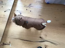 Mascota de invierno cálido ropa de perro pequeño cachorro de Mascota de perro traje de Bulldog Francés traje abrigo chaqueta impermeable Chihuahua ropa
