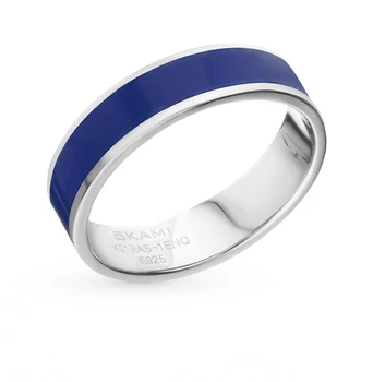 

Silver ring with enamel sunlight sample 925