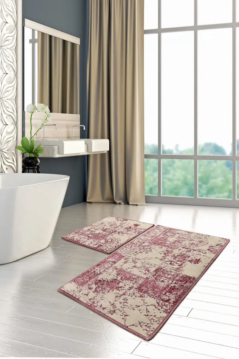 Коврики для ванной нескользящие Противоскользящие коврики Нескользящие противоскользящие Karinna Flosl I Was Cottoneye 2'Li набор 60X100 Cm-50X60 см