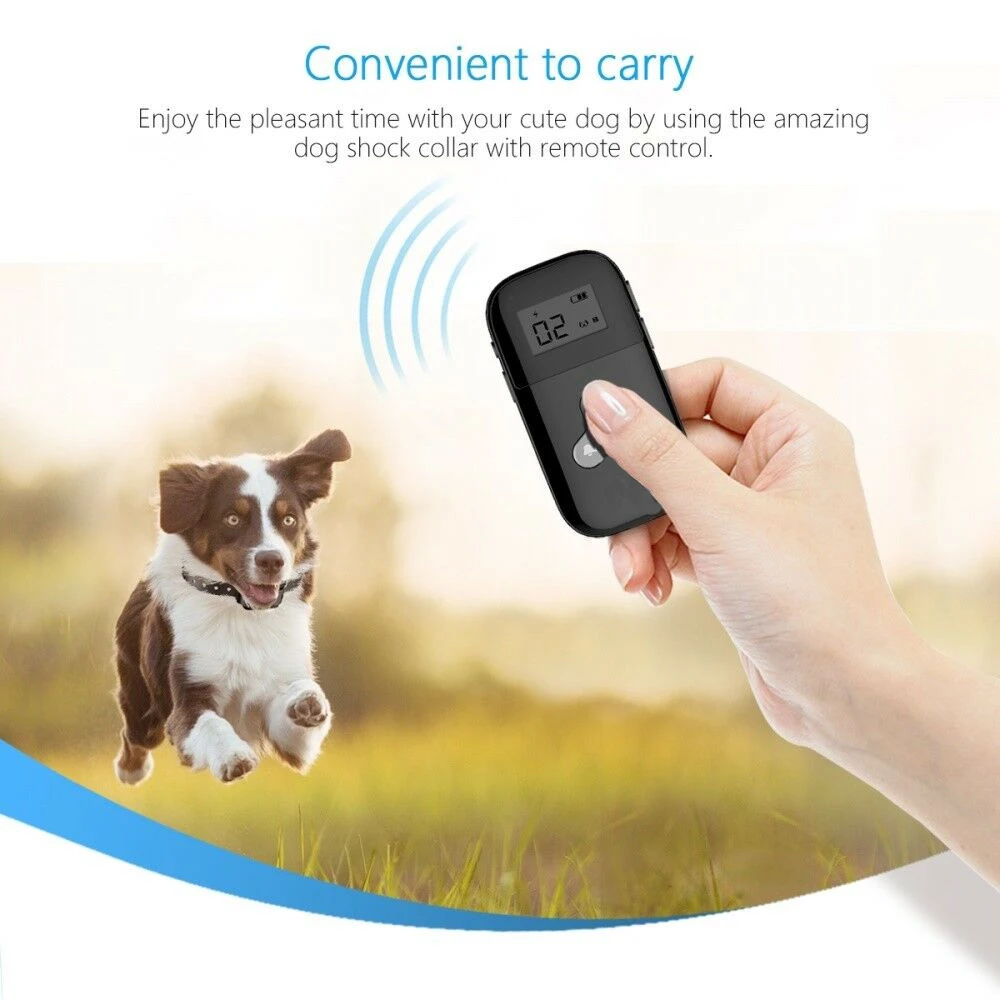 VSAA010 Rechargeable Dog Training Collar 5 Levels 300 Meters Remote Control