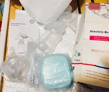 DEAREVERY-bomba de leche eléctrica para niños, botella de silicona Unilateral para el cuidado del bebé, suministros prenatales y Postnatal, Accesorios para bebés