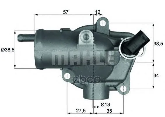 Ti 27 92_термостат! Mb W210/W220 2.1cdi-3.2cdi 99-03 Mahle/Knecht Ti2792 Mahle/Knecht арт. TI2792