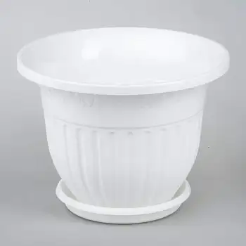 

Pot-pots with a tray "Lausanne", volume 1,5 liters (white)