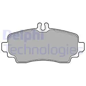 Колодки тормозные MERCEDES A-CLASS W168 97-04 передние DELPHI LP