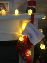 Garlands Lamp Light-String Battery-Powered Christmas-Decorations Home-Fairy-Lights Twinkle
