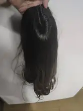 Pequeña LANA sintético Ombre negro marrón de oro con pelucas con reflejos largo ondulado resistente al calor de la parte media Cosplay pelucas para mujeres