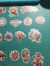 60 unidades/Paquete de pegatinas de flores para decoración, bricolaje, álbum diario, planificador, pegatinas, papelería, etiqueta adhesiva para útiles escolares