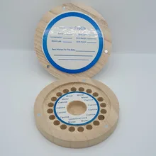 Caja organizadora De dientes para bebés y niños pequeños, caja De almacenamiento De madera para guardar dientes De leche, dentaduras para dentición De bebés De Leite Organizad