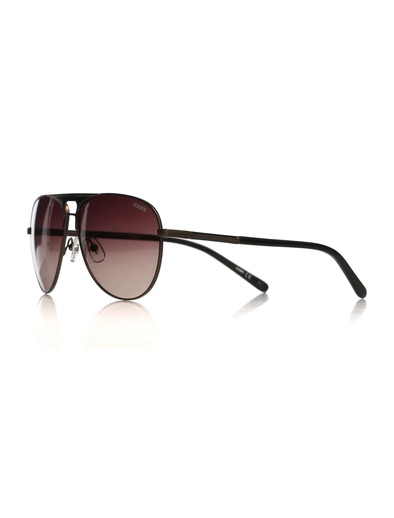 

Men's sunglasses hw 1403 03 metal Brown organic drop pilot 61-13-136 hawk