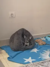 Pet-Bed Pad-Tent Nest House-Sleeping-Bag-Mat Plush-Basket Kennel-Cave Pets Cats Dogs