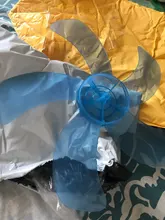 Plastic Fan-Blade Ventilate-Accessories Impellor with Nut-Cover General-Stand/table Fanner