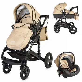 

CARRITO TRES PIEZAS CONVERTIBLE BEIGE