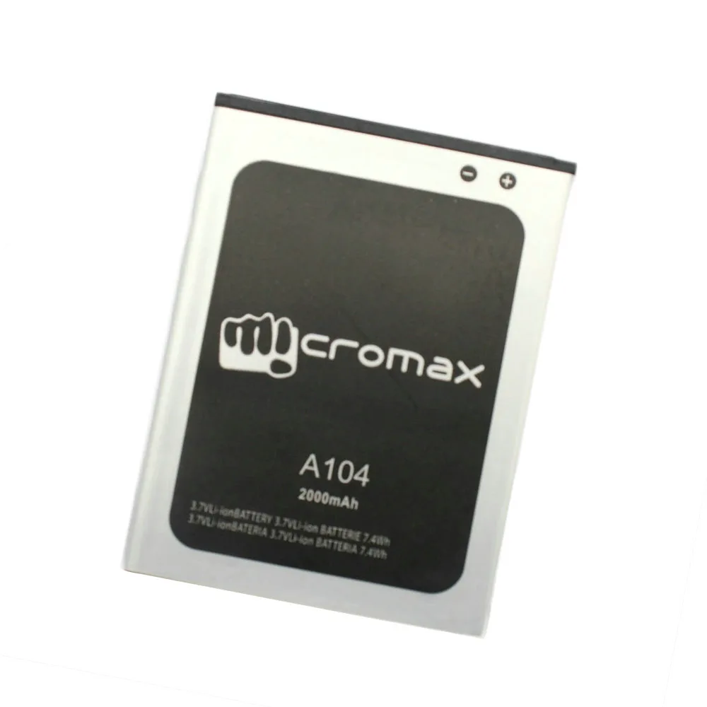 Аккумулятор 2000 мАч для мобильных телефонов Micromax Canvas Fire 2 A104 | Мобильные телефоны и