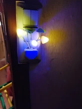 Luminaria-Lamp Mushroom Night-Light Us-Plug LED Induction-Dream Novelty Fungus 220V EU