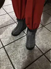 Rimocy-Botas de nieve impermeables de felpa gruesa para mujer, botines de plataforma antideslizantes de talla grande 43, zapatos acolchados de algodón para invierno