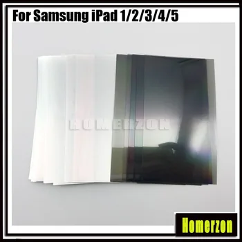 

20psc Original The Light LCD Polarize Film For iPad Air2 1/2/3/4/5 For iPad Mini4 On Back Bottom Polaroid Light Silver Film