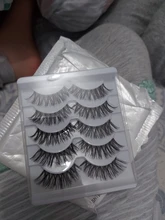 False-Eyelashes Makeup-Tips Bigeye Transparent YOKPN Natural 5-Pairs Messy-Cross Thick