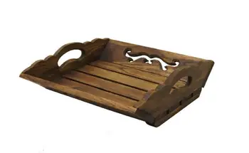 

Tray on the legs on the sides of the handle