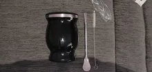 Yerba-Juego de tazas de té de calabaza Natural Mate, 8 onzas, paja Mate, cepillo de limpieza, acero inoxidable, doble pared, fácil de limpiar