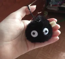 LLavero de Totoro para seguidores del cómic, accesorio con diseño de hada del polvo, apto para bolso, amuletos, monedero, Miyazaki Hayao