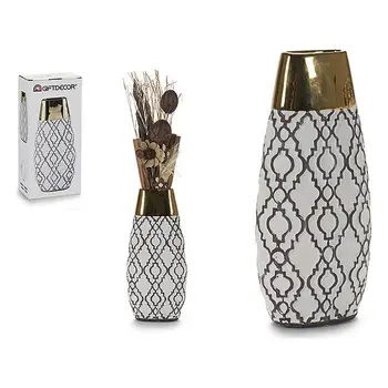 

Vase Gift Decor Golden (7,5 x 30 x 14,5 cm)