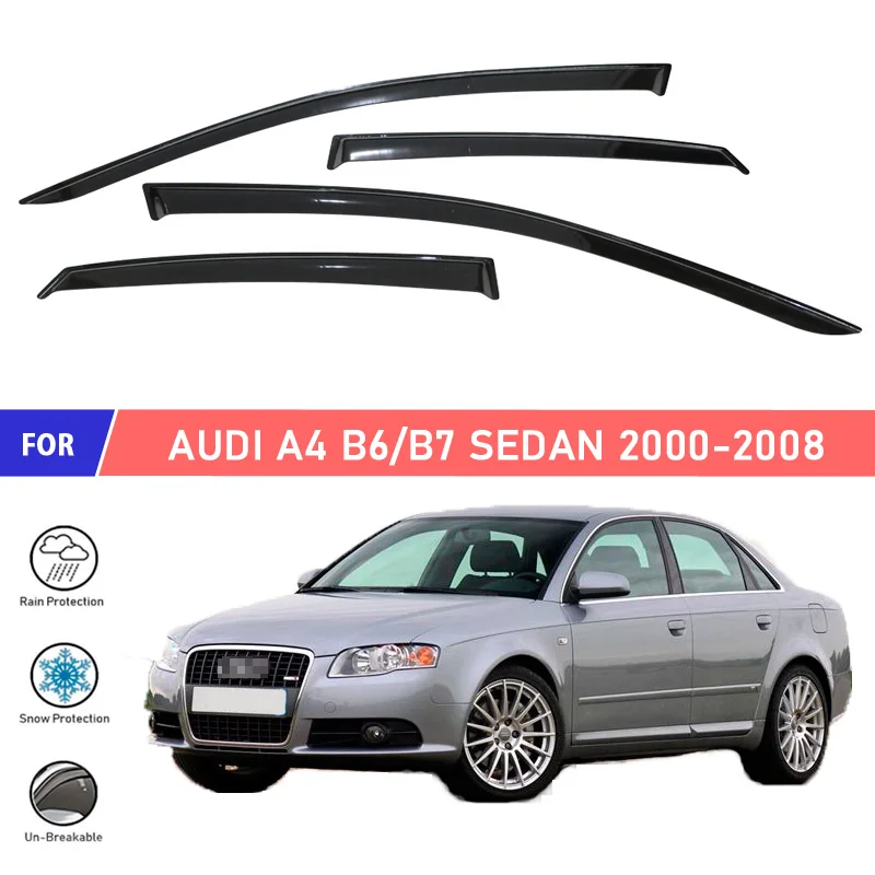 Window deflector for Audi A4 B6 / B7 Sedan 2000 2008 car window