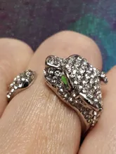 FDLK-Anillo de leopardo con incrustaciones de cristal para mujer, sortija Unisex con personalidad, regalo de joyas de fiesta