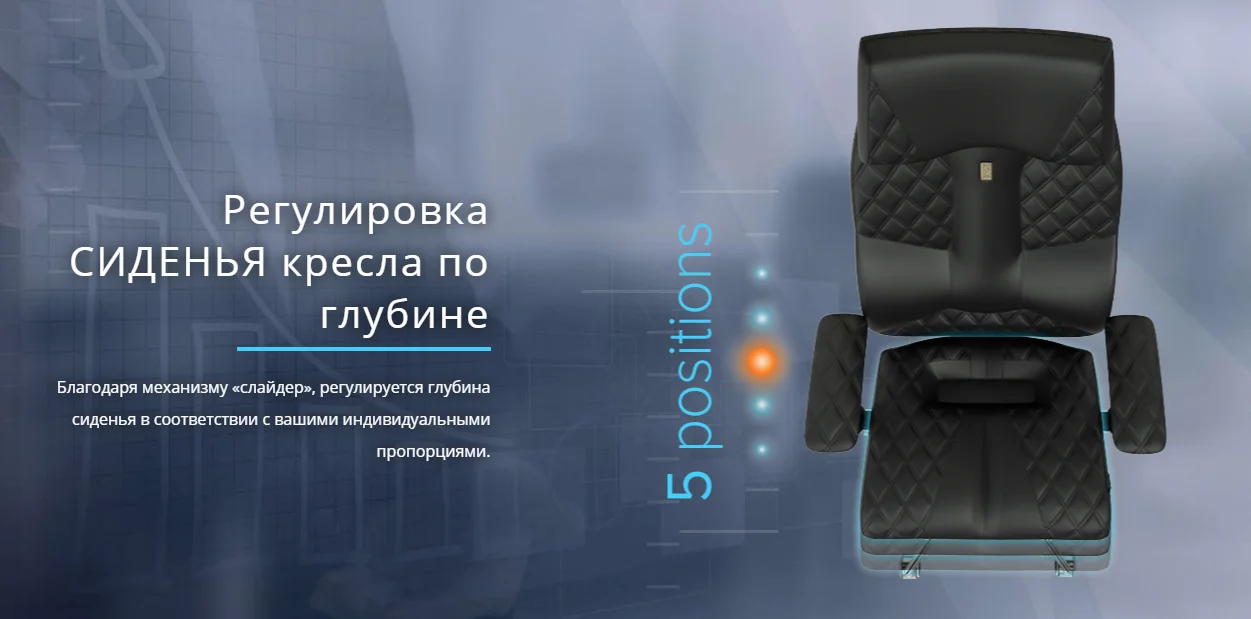 Офисное кресло KULIK SYSTEM BUSINESS ЧерныйКомпьютерное кресло Облегчение и комфорт для спины 5 зон контроля позвоночника