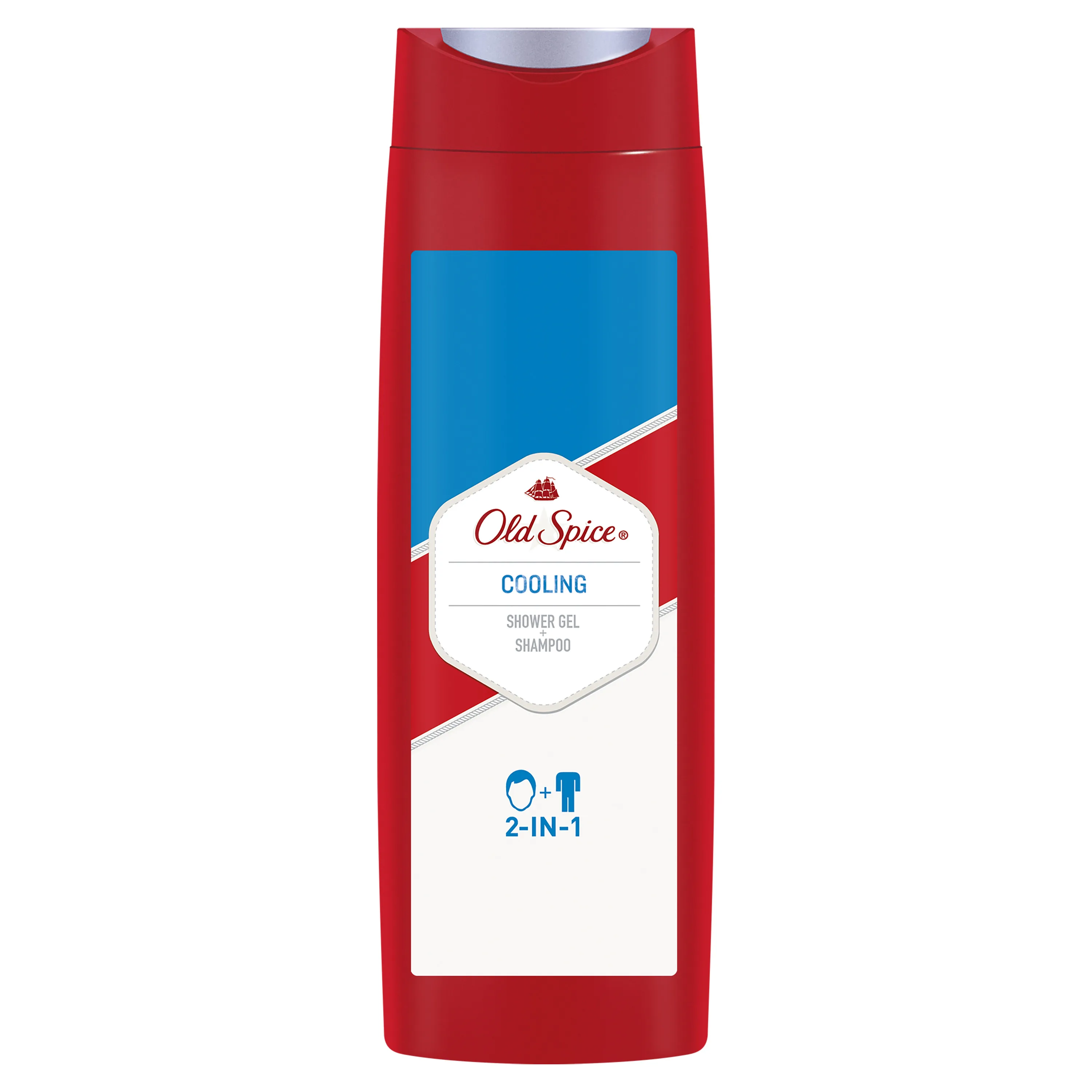 Гель для души и шампунь 2в1 Old Spice класический аромит охлаждение 400 мл