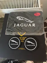 Alfombrilla antideslizante para posavasos de coche, soporte de silicona para X-TYPE, Jaguar F-TYPE, S-TYPE, XE, XF, XJ, XK, XJR, XFR, XJS, XJL, 1/2 Uds.