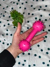 Pet-Supplies Pet-Chew-Toy Dog-Sound-Toy Rubber Dumbbell-Shape Dorakitten Bite-Resistant