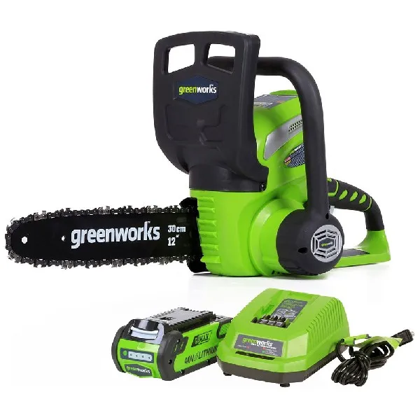 Цепная пила Greenworks 40 V G-max G 40 CS 30 с аккумулятором 2Ah и зарядныйм устройством 20117 UA