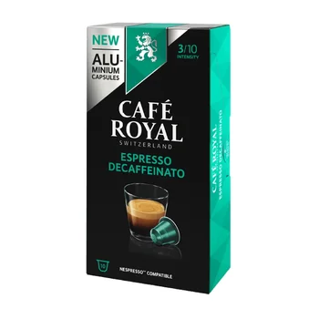 

Espresso Decaffeinated, coffee Royal 10 compatible Nespresso aluminium capsules