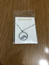 Jisensp-Collar con colgante de ondas bohemias para mujer, joyería de acero inoxidable, amuletos de surfista para playa, bisutería femenina