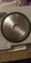 Afilador de Muela de Diamante de acero de tungsteno, herramienta de corte de fresado, 100mm/125mm/150mm, grano circular, 150-320