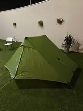 Tienda de campaña 3F UL GEAR LanShan 2 pro para 2 personas, ultraligera, profesional, 3 estaciones, 20D, nailon, ambos lados, Silicona