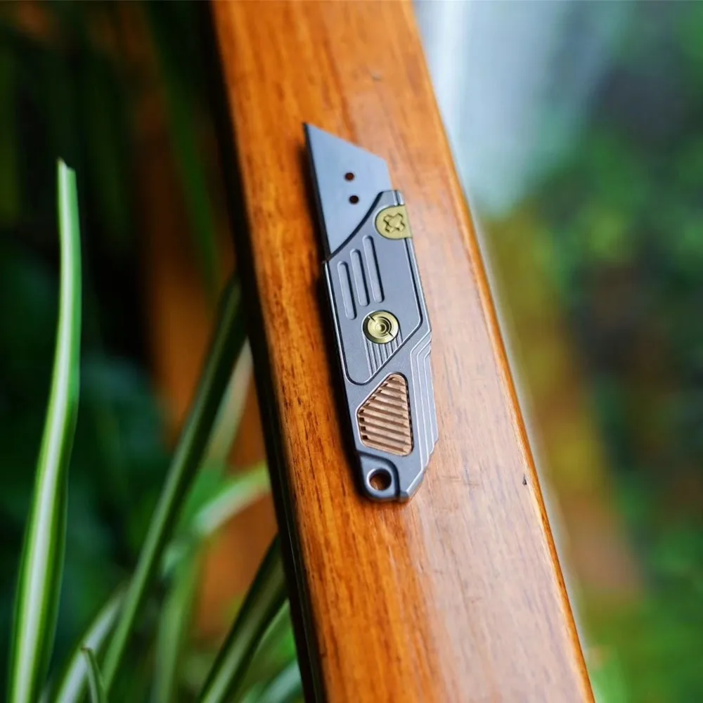 Один титановый EDC прямой нож с крутыми ножнами Everydaycarry Резак Открытый Кемпинг умный ножик декоративный