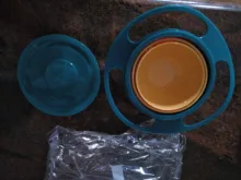 Gyro-Bowl Tableware Feeding-Dish Food-Container Spill-Proof Baby Cute 360-Rotate Balance-Bowl
