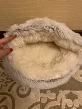 Cat-Bed Cats Nest Puppy-Sleeping-Bag Dogs Plush Soft Round Small Warm Winter New Long
