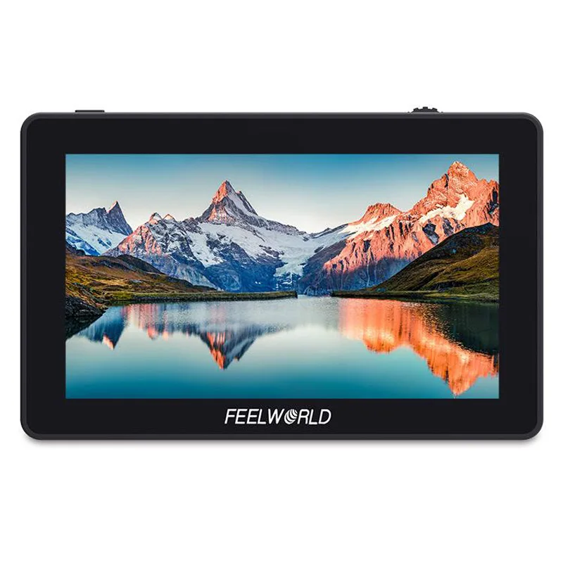 FEELWORLD F6 Plus 5,5 дюймов для однообъективной цифровой зеркальной фотокамеры камера полевой монитор 3D LUT сенсорный экран Поддержка 4K HDMI ips FHD 1920X1080 с наклонной рукояткой