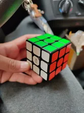 QiYi navegar W 3x3x3 magia de velocidad cubo negro profesional de 3x3 cubo Puzzle educativos juguetes para niños de regalo 3x3