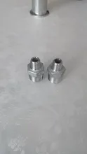 Adapter Coupler Thread Gas-Connector Hex-Nipple-Fitting Water-Oil Stainless-Steel BSPT