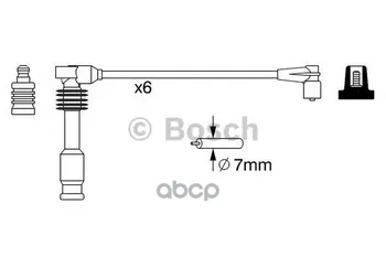 

Wires in/in k-t Opel Omega B Bosch art. 0986357050