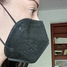 Mascarilla facial protectora de 5 capas, respirador con filtro FPP2, FPP3, FFP3, reutilizable, CE FFP2, 100 Uds.